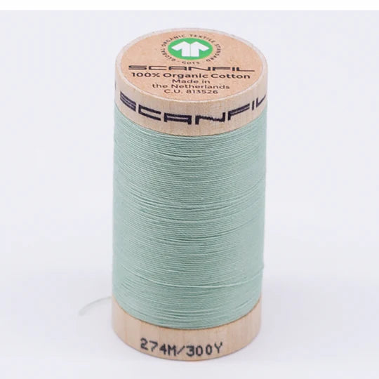 Scanfil Organic Cotton Thread 30wt Solid 300yd Spray 4820