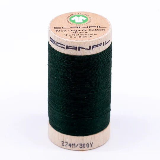 Scanfil Organic Cotton Thread 30wt Solid 300yd Mountain View 4822