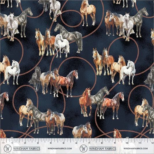 Lone Star Trail | Wild Horses - 55429-2 Midnight
