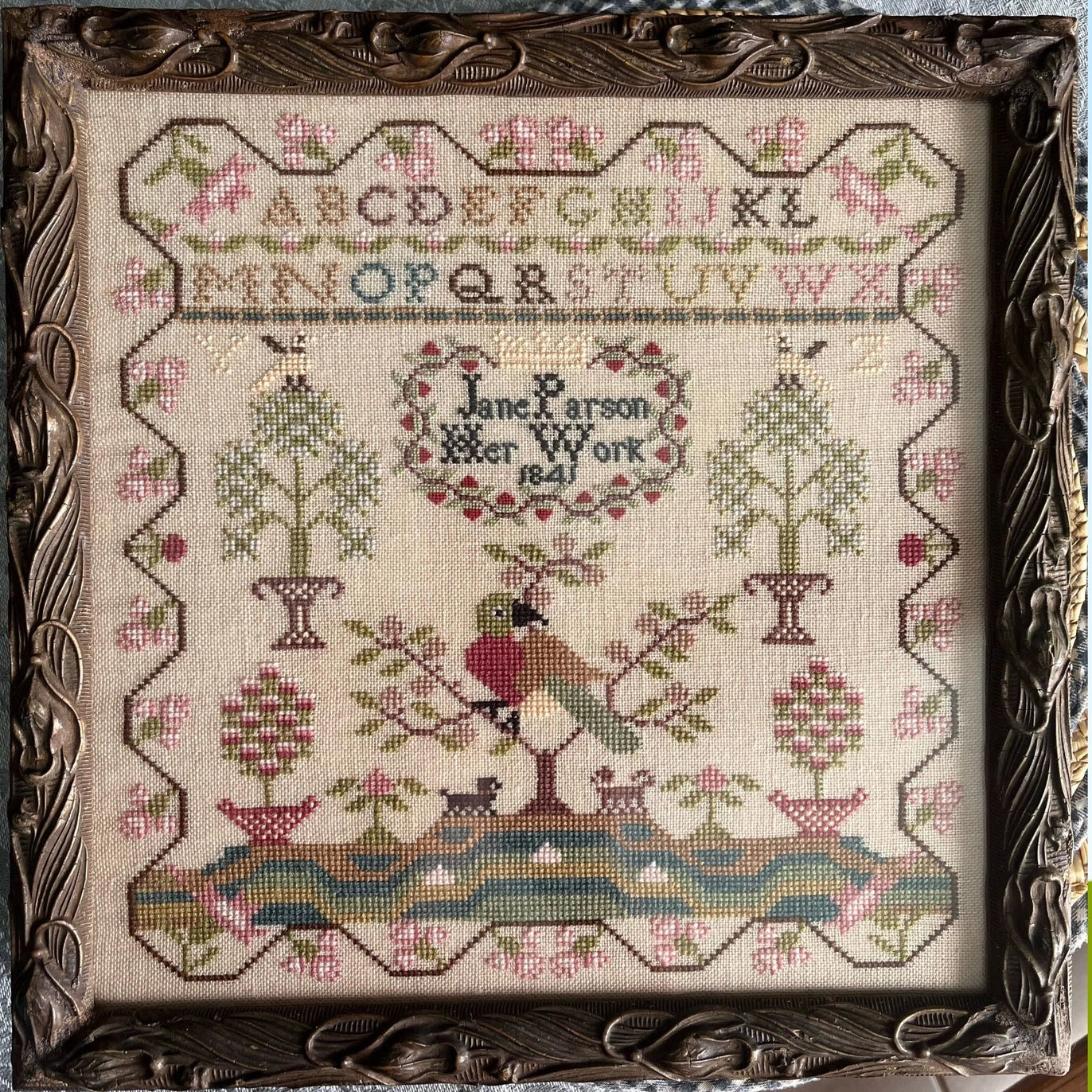 The Wishing Thorn | Jane Parson Sampler Pattern 1841