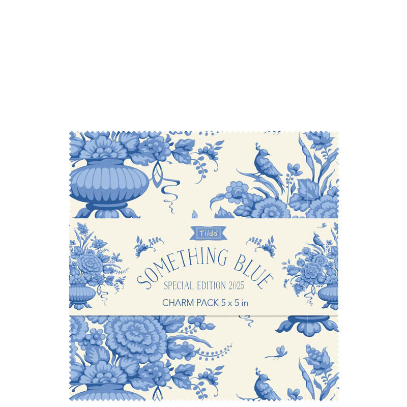 Tilda Something Blue ~ Charm Pack ~ TIL300267 40 pcs