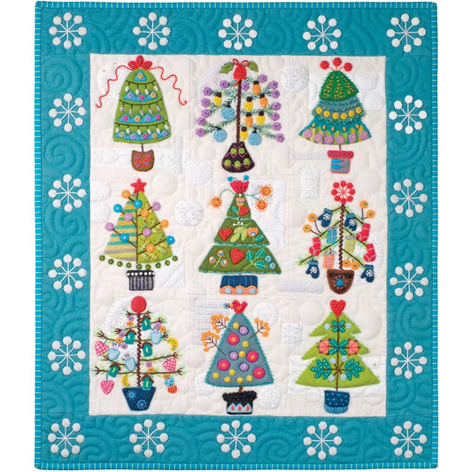 Sue Spargo's Tinsel Wool Block of the Month Winter 2023 | Monthly Fee