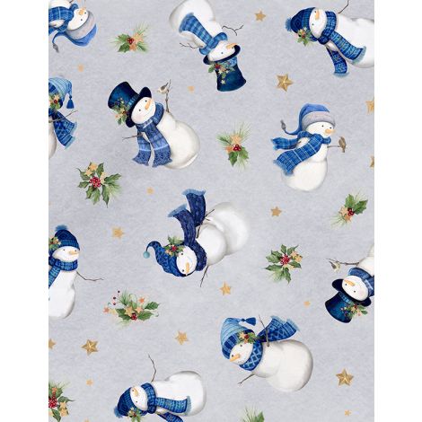 Let It Snow-Man! ~ Snowmen Toss 27755-917 Grey