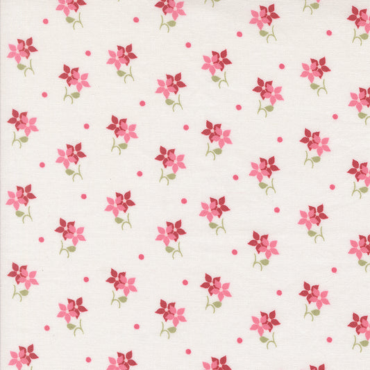 A Very Sweet Christmas ~ Poinsettias 3063 11 Snow