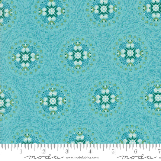 Sunday Brunch | Crepe Geometrics Blender Medallion  Mint Tea 30752 15