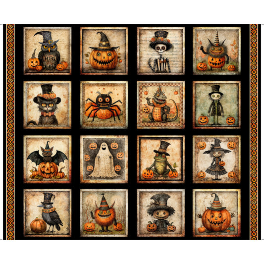 Jeepers Creepers ~ Halloween Picture Patches ~ 31008 J Black