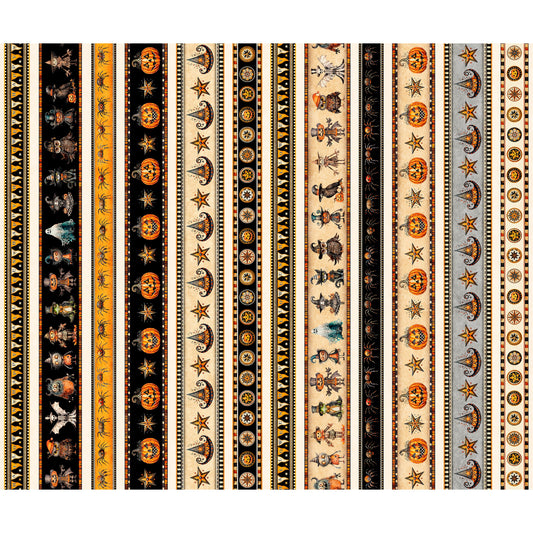 Jeepers Creepers ~ Halloween Border Stripe ~ 31013 X Multi