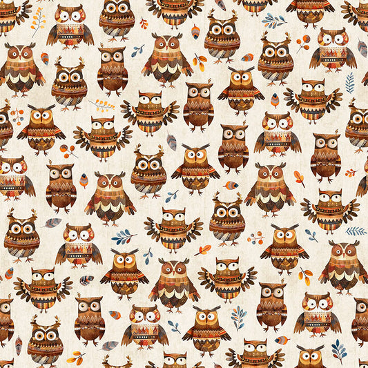 Bearsville ~ Owls ~ 31262 E Oatmeal