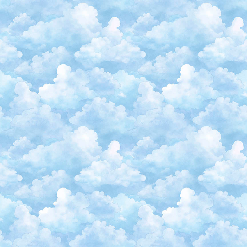 Bearsville ~ Clouds ~ 31264 B Sky Blue