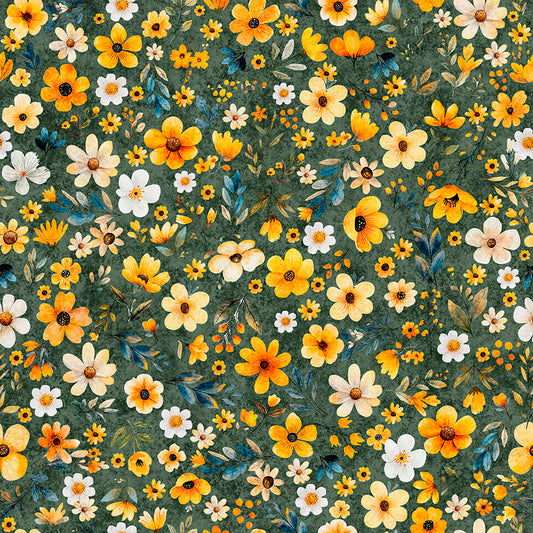 BUZZ, BUZZ, BUZZ ~ Floral ~ 31704-F Juniper