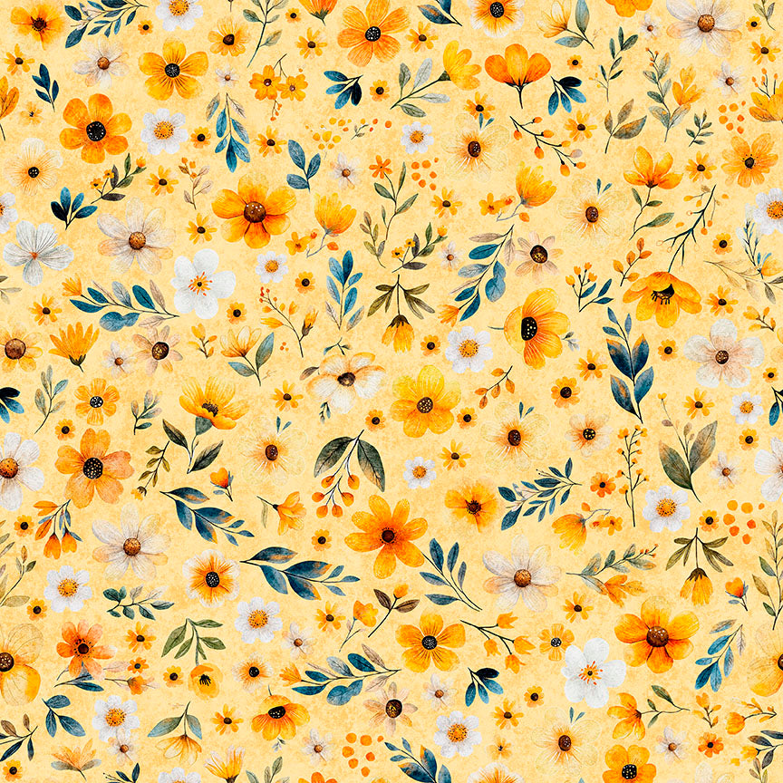 BUZZ, BUZZ, BUZZ ~ Floral ~ 31704-S LT YELLOW