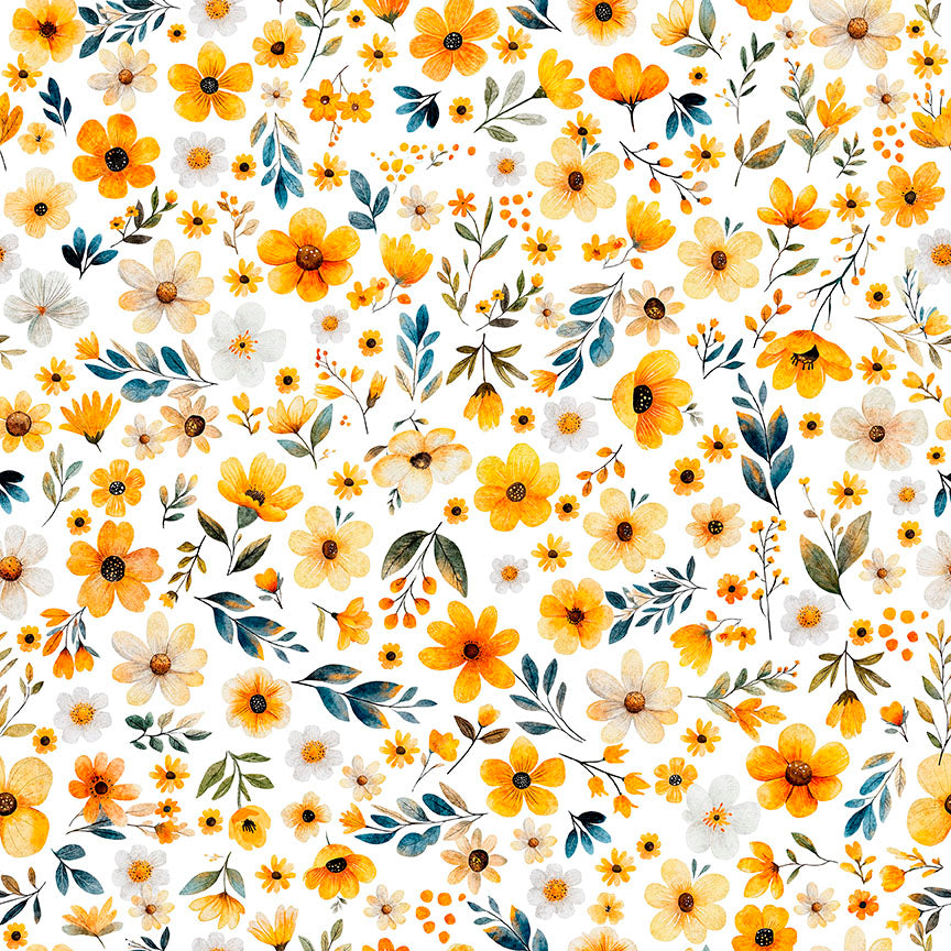BUZZ, BUZZ, BUZZ ~ Floral ~ 31704-Z WHITE