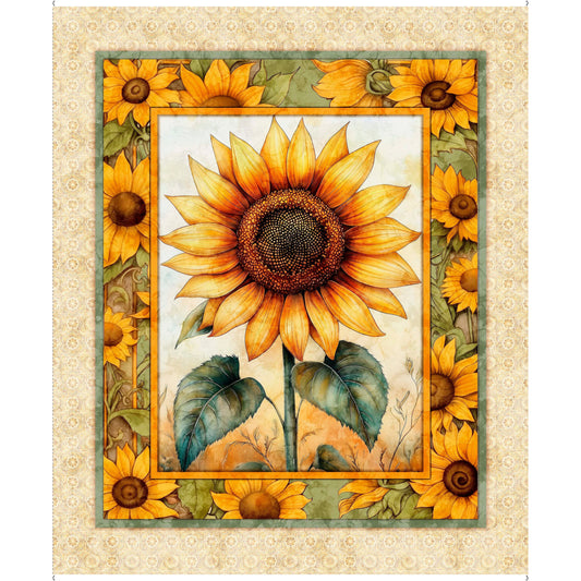Sunflower Serenade ~ Sunflower Panel ~ 31800-X Multi