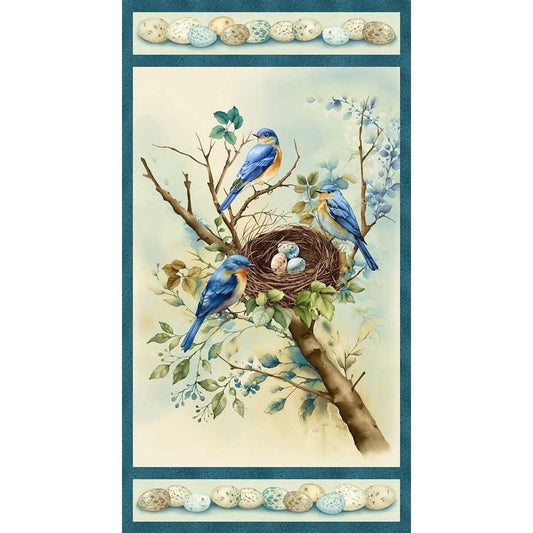 Awakenings ~ Nest Panel ~ 3531P-77 Blue