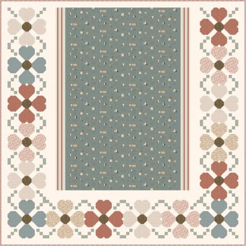 Wendy Sheppard ~ Petite Jean ~  Foulard & Fleurs Quilt Kit