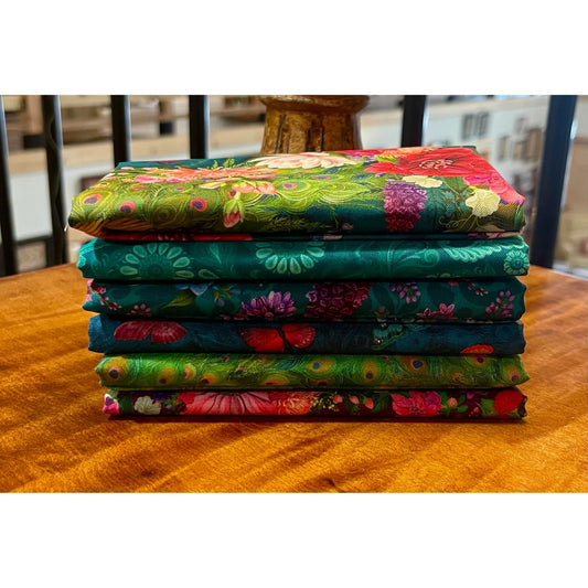 Wild Garden ~ Fat Quarter Bundle 6 pcs