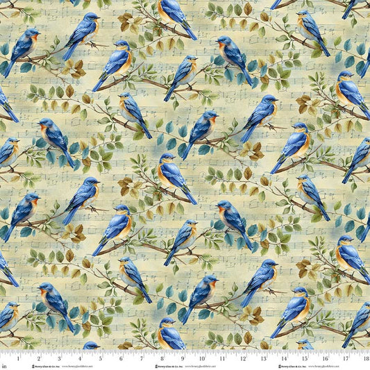 Awakenings ~ Bird Song ~3528-17 Pale Blue