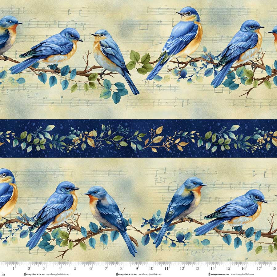 Awakenings ~ Border Stripe ~3534-77 Blue