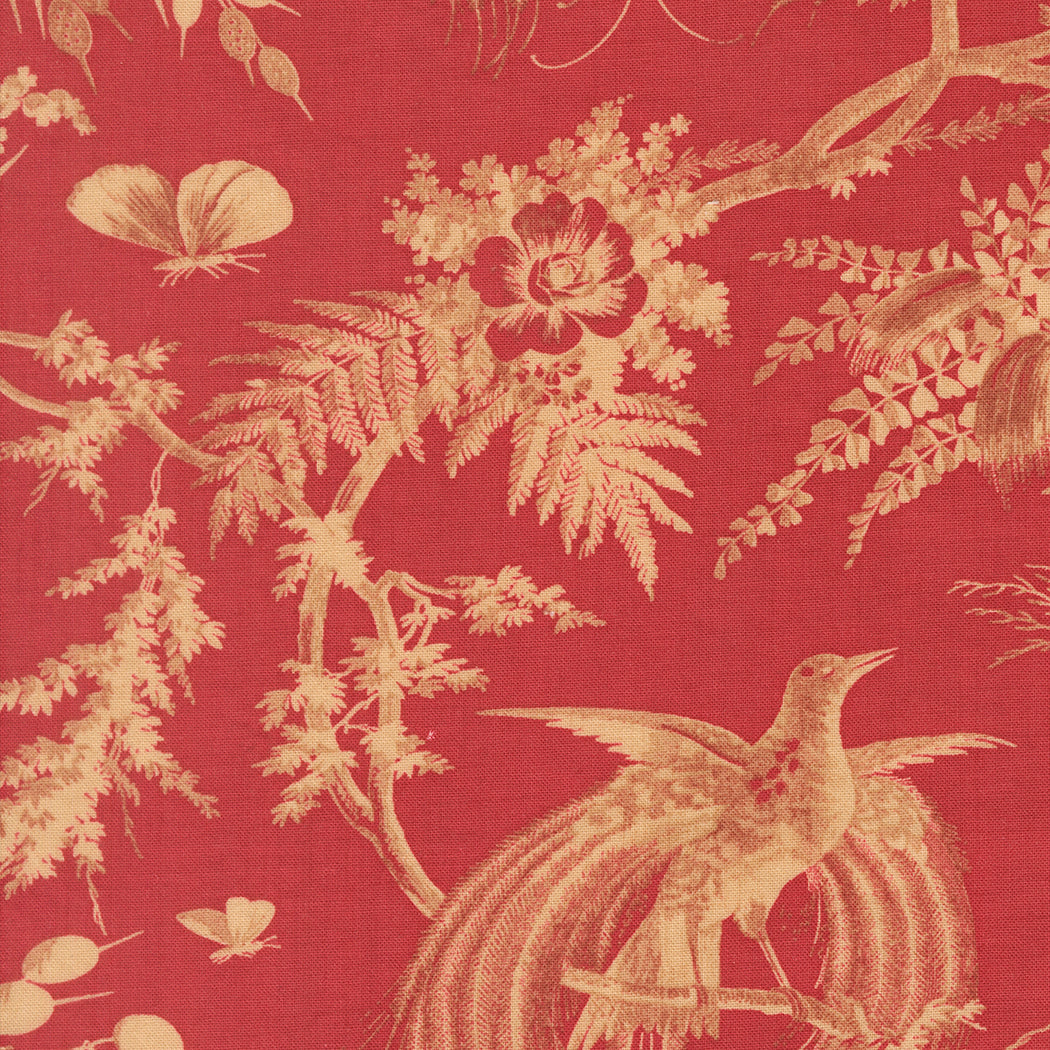 Le Jardin Rouge ~ Bird Toile 36151 11 Rouge