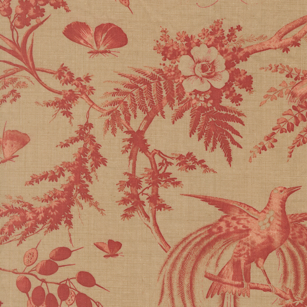 Le Jardin Rouge ~ Bird Toile 36151 13 Roche