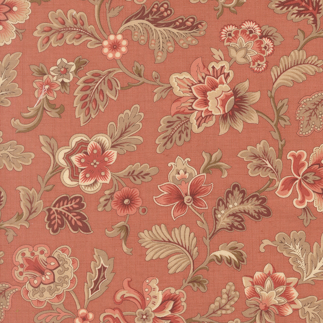 Le Jardin Rouge ~ Tournesal Florals 36152 12 Clay