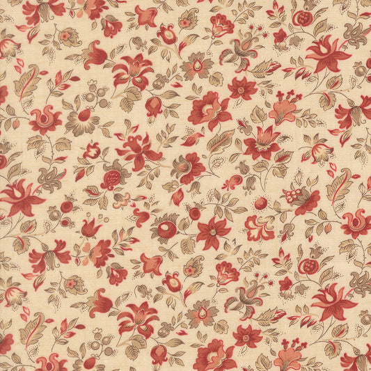 Le Jardin Rouge ~ Clemenceau Florals 36154 14 Pearl