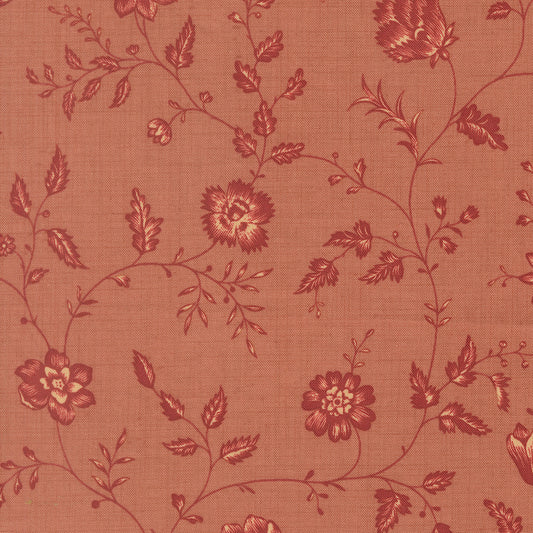 Le Jardin Rouge ~ Floral Toile 36155 12 Clay