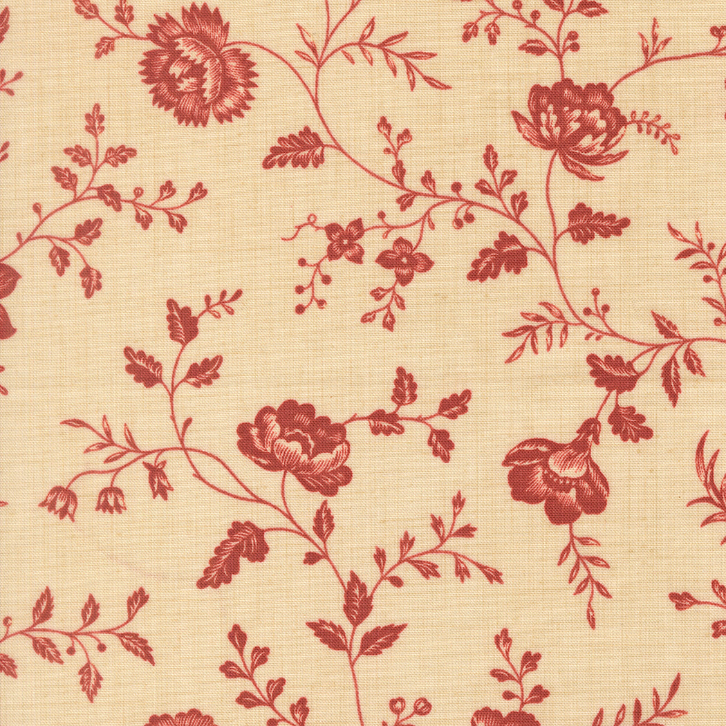 Le Jardin Rouge ~ Floral Toile 36155 15 Pearl