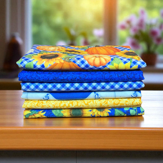 Autumn Gathering ~ Fat Quarter Bundle 6pcs