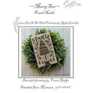Bird In The Hand Primitives | Merry Tree Punch Needle Pattern