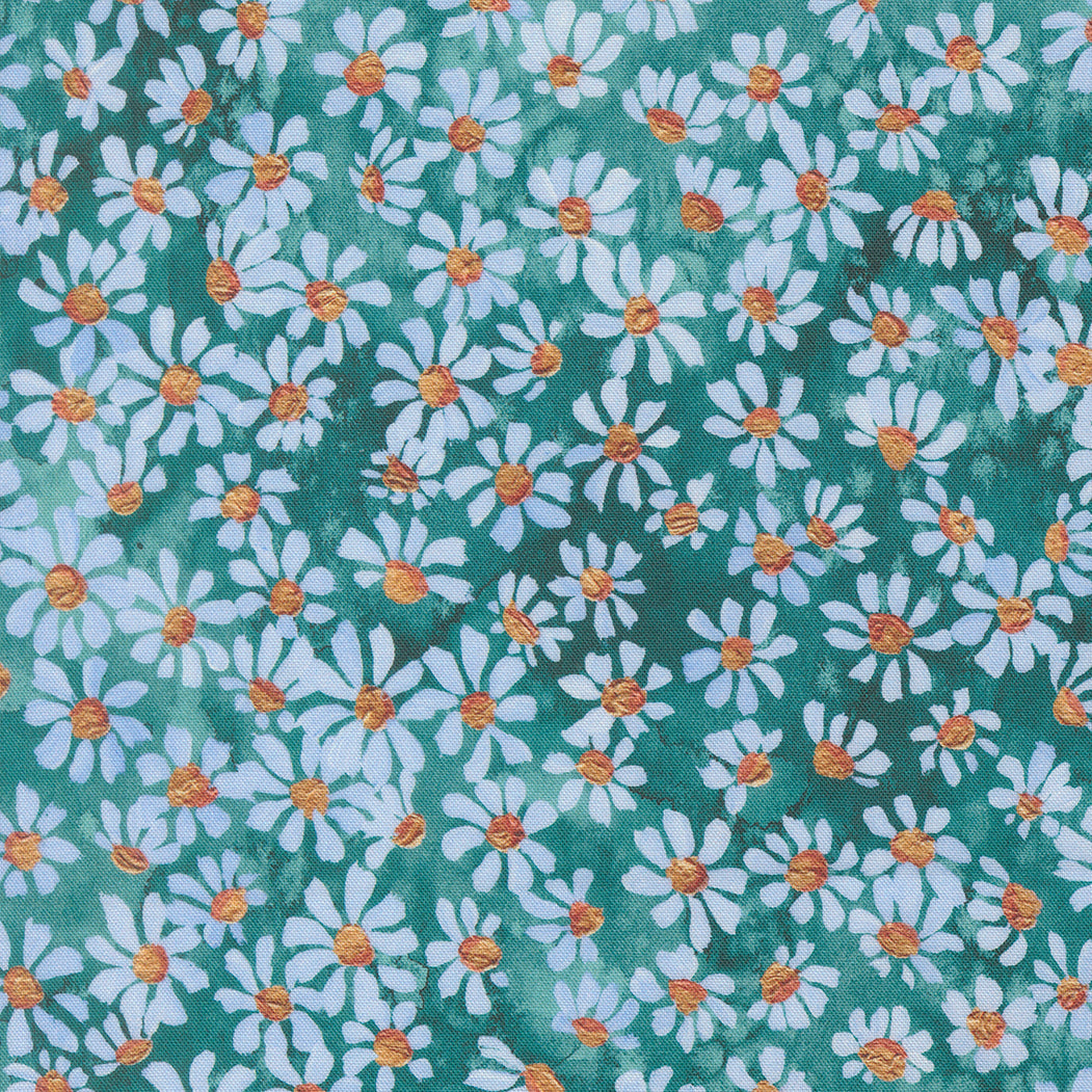 Soulstice ~ Bitty Pretty Floral ~ 39868 13 Turquoise