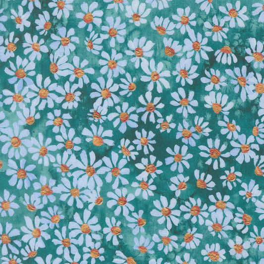 Soulstice ~ Bitty Pretty Floral ~ 39868 13 Turquoise