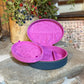 WinterBury Indigo Leather Needlework Travel Case