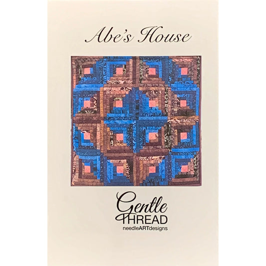 Gentle Thread Needle Art Designs ~ Abe's House Quilt Pattern