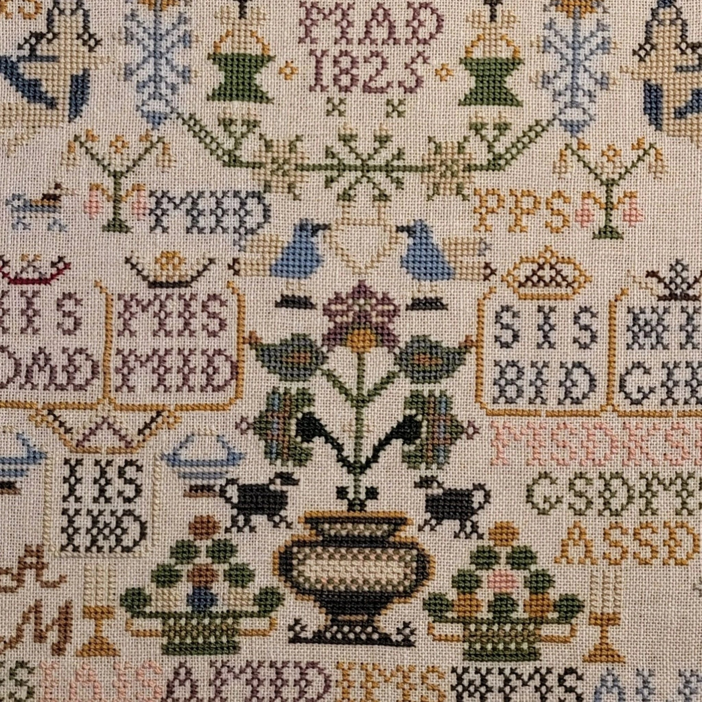 The Wishing Thorn | Ane Margrete Olsdatter 1810 Sampler