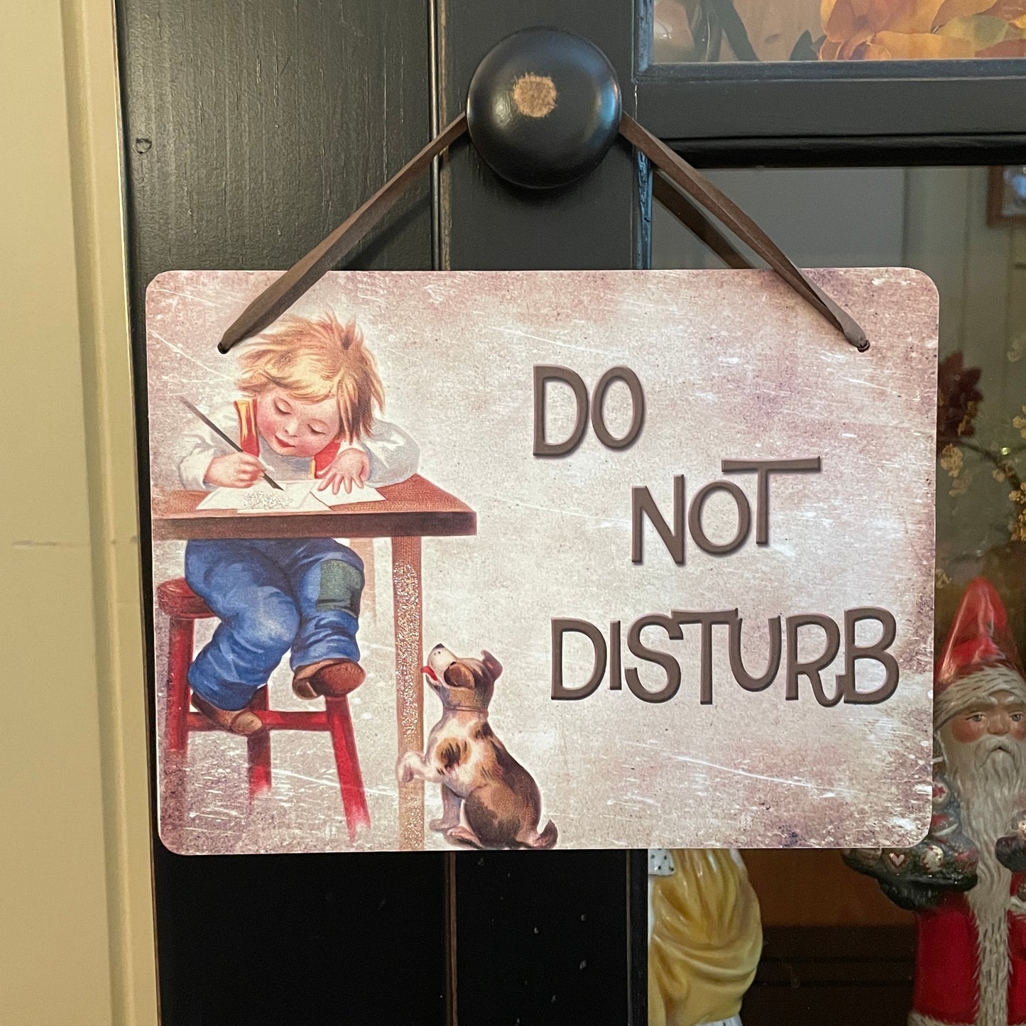 Yesterday's Best ~ Do Not Disturb Wood Hanging Wall Plaque