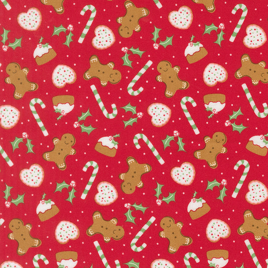 Merrily on High ~ Sweet Treats ~ 43212 13 Christmas Red