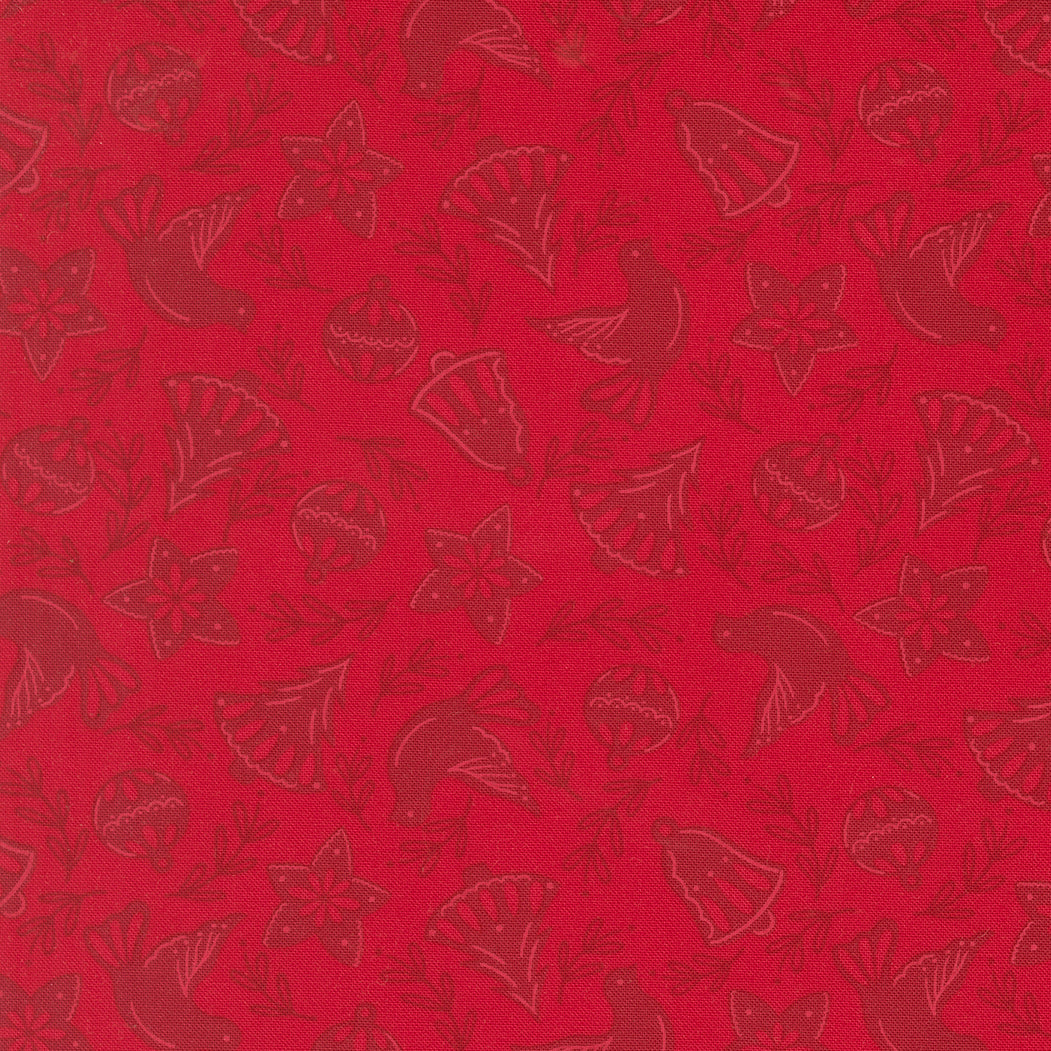 Merrily on High ~ Cookie Cutters ~ 43213 13 Christmas Red