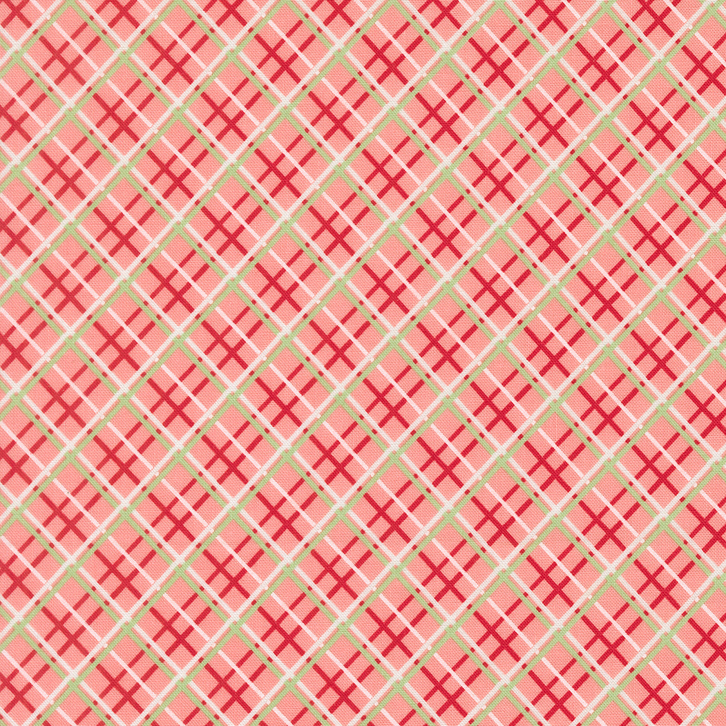 Merrily on High ~ Pretty Plaid Paper ~ 43215 12 Blush