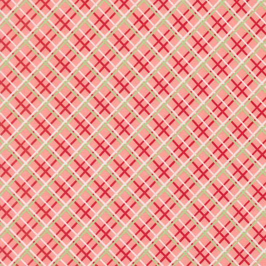 Merrily on High ~ Pretty Plaid Paper ~ 43215 12 Blush