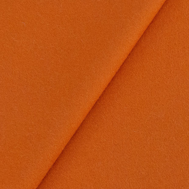 Dorr Mill ~ #4322  Orange Melton Wool Fabric