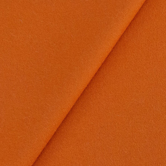 Dorr Mill ~ #4322  Orange Melton Wool Fabric