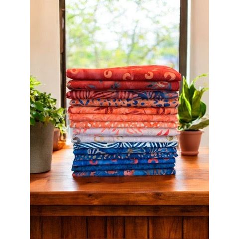 Blush & Blues ~ Fat Quarter Bundle 15 pcs
