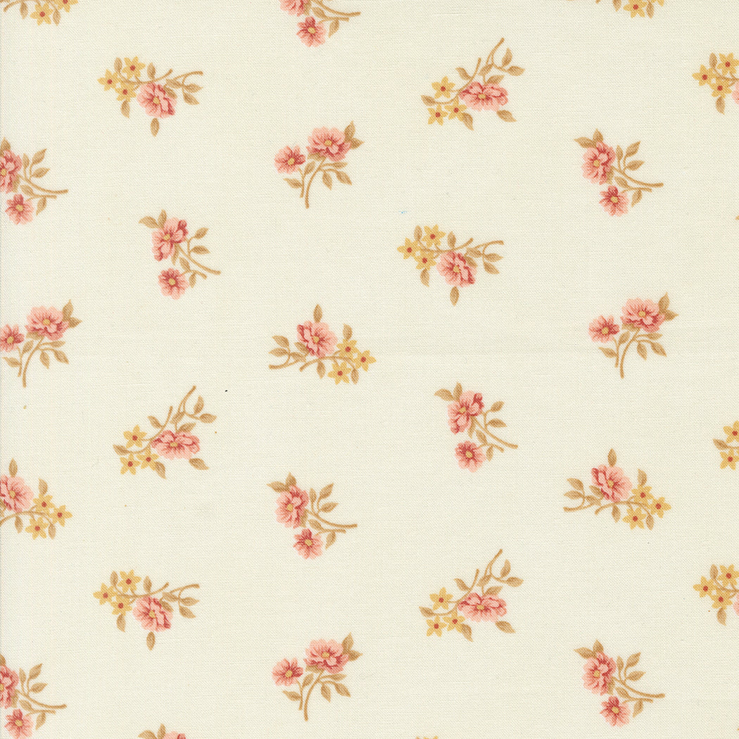 Sandalwood ~ Rosalie Small Floral 44385 11 Opal