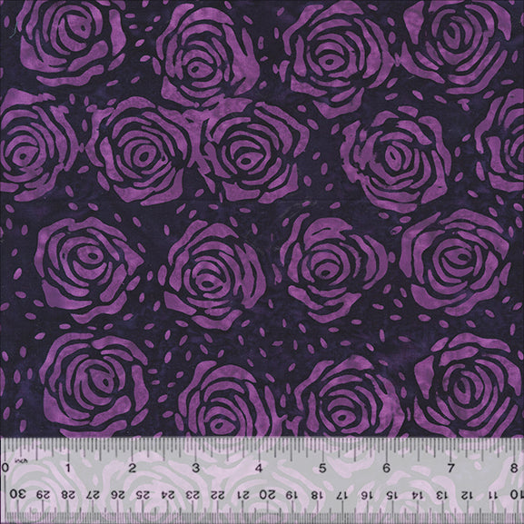 QE7 ~ Splendor ~ Roses ~ 446Q-4 Eggplant