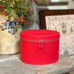 Winterbury Large Red Leather Needlework Case