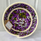 Hand-Crafted ~ Lilac ~ Fabric Covered Rope Bowl