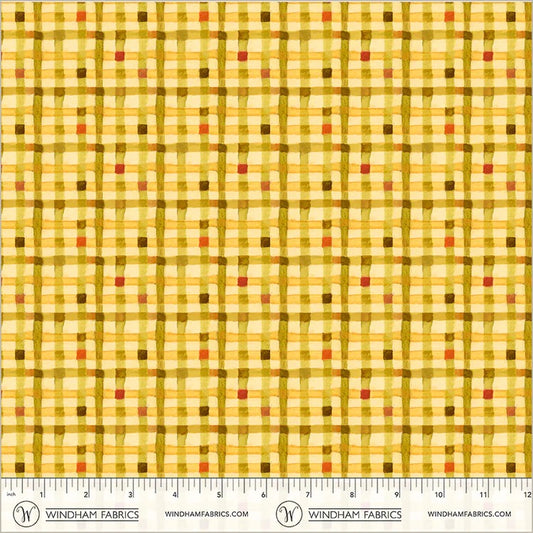 Cats Around Town ~ Pawsome Plaid ~ ﻿﻿55003-11 Mellow Yellow