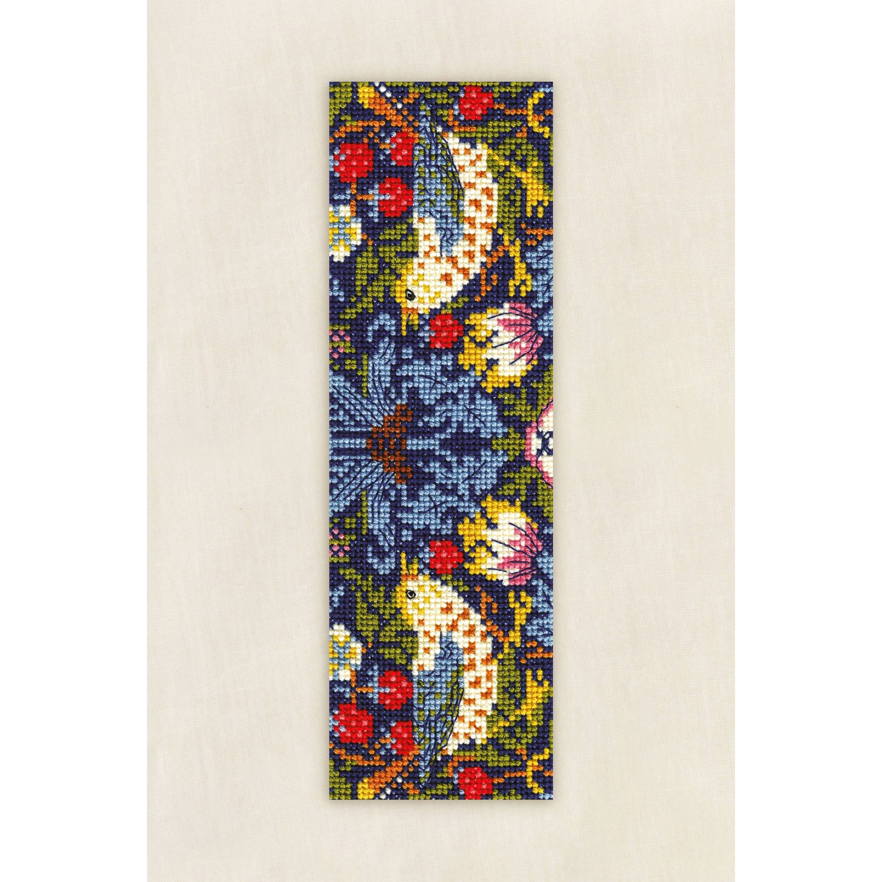 Strawberry Thief Cross Stitch Bookmark Kit BL1170/RE/77 – Hobby