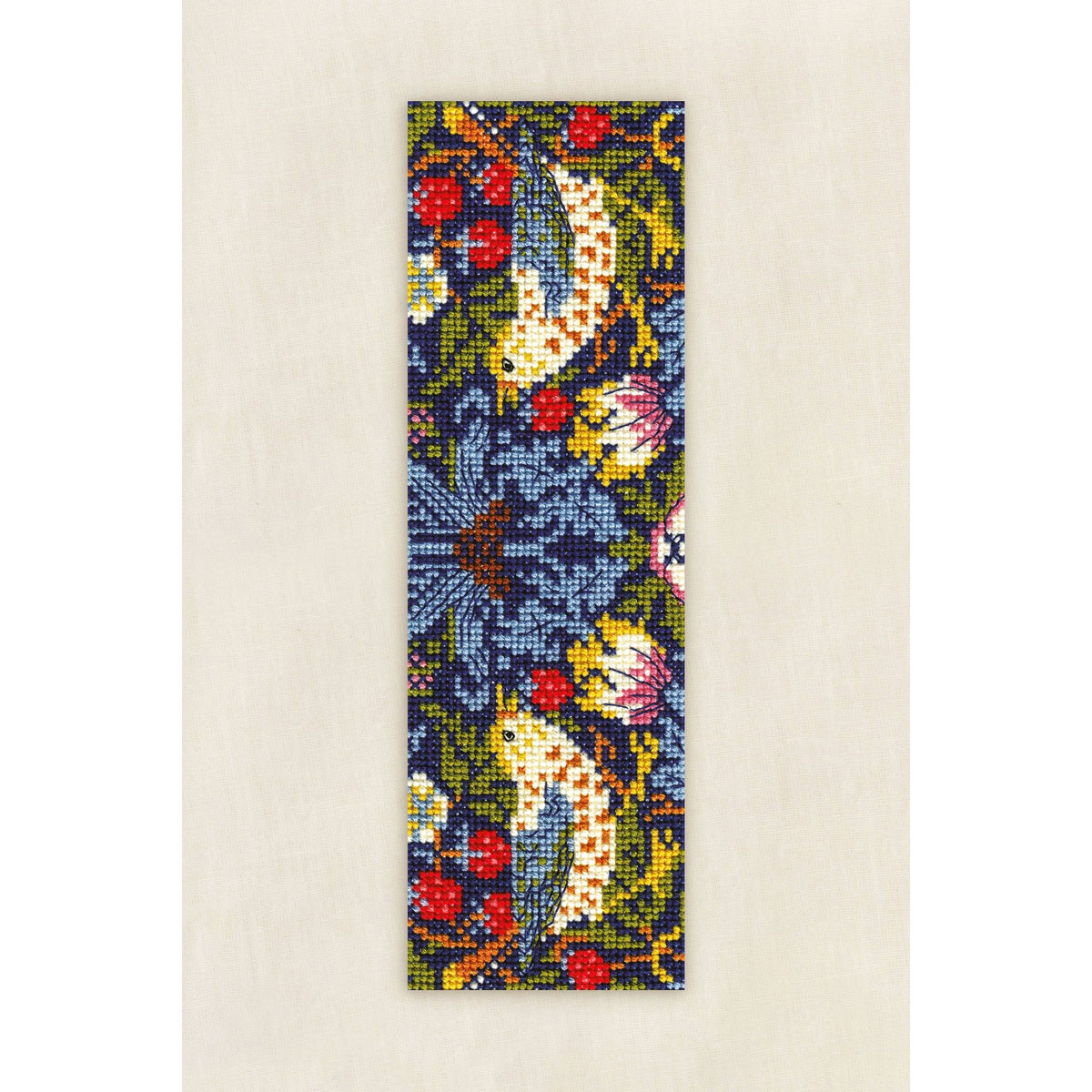 Strawberry Thief Cross Stitch Bookmark Kit BL1170/RE/77